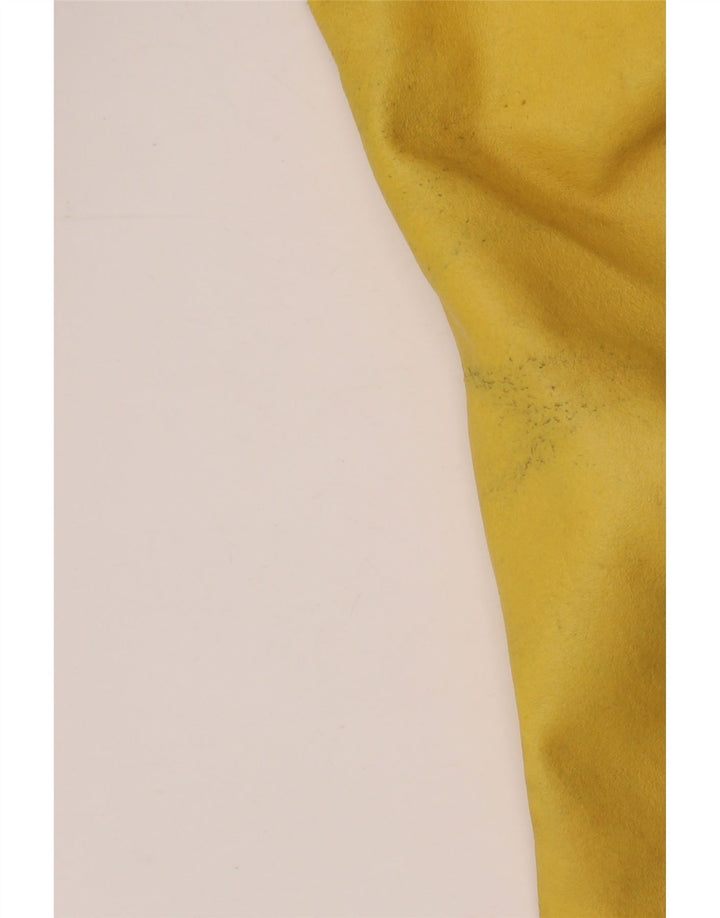 VINTAGE Mens Leather Racer Jacket IT 48 Medium Black Colourblock Leather