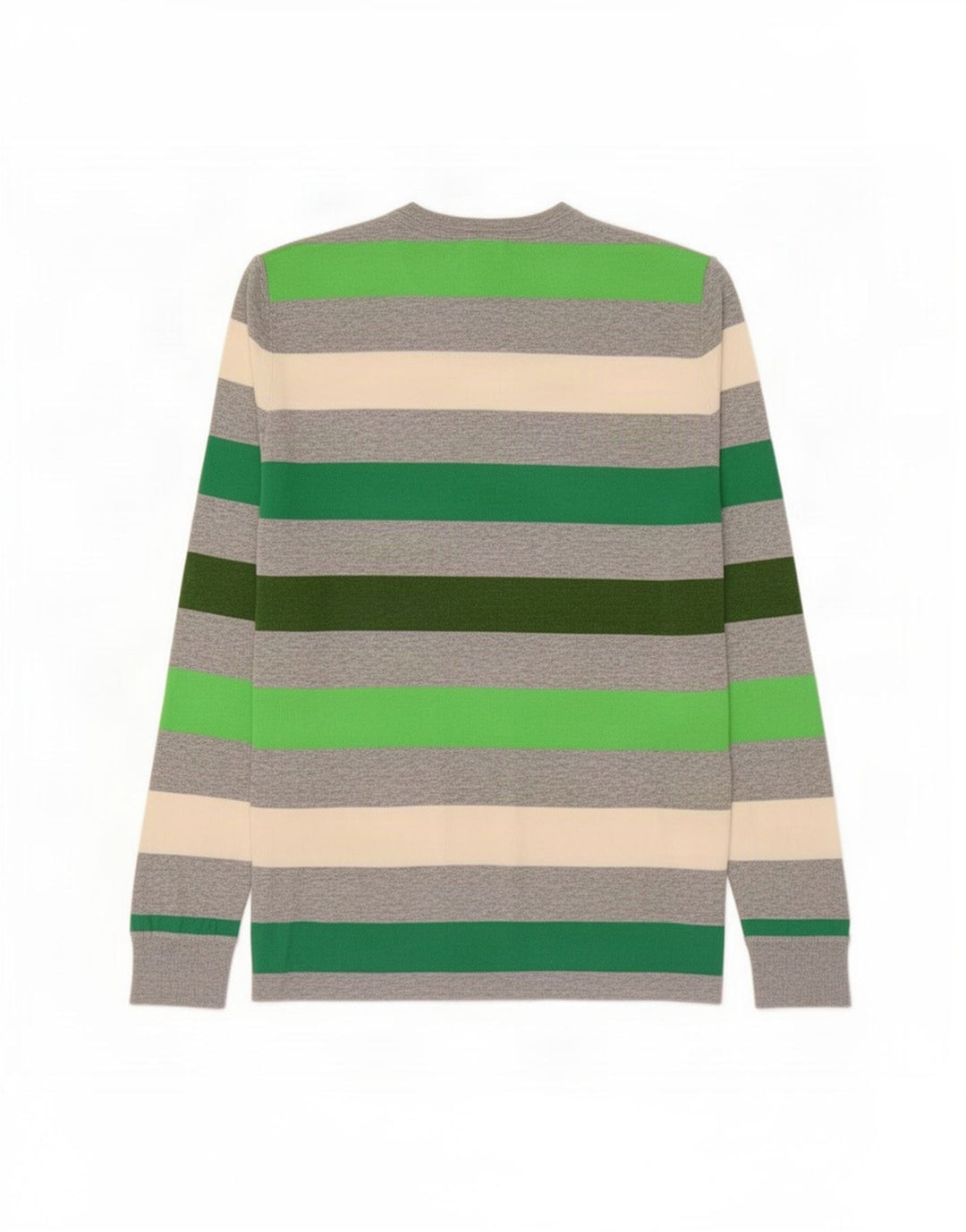 Gap Mens Crew Neck Jumper Sweater Large Multicoloured Striped Cotton