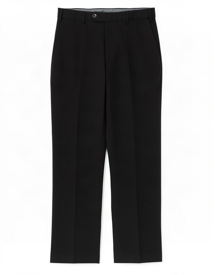 Marks & Spencer Mens Regular Suit Trousers W34 L31 Black Polyester