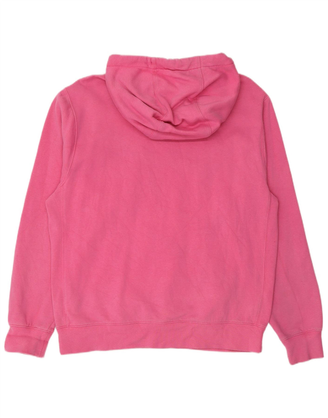Nike Mens Hoodie Jumper Medium Pink Cotton