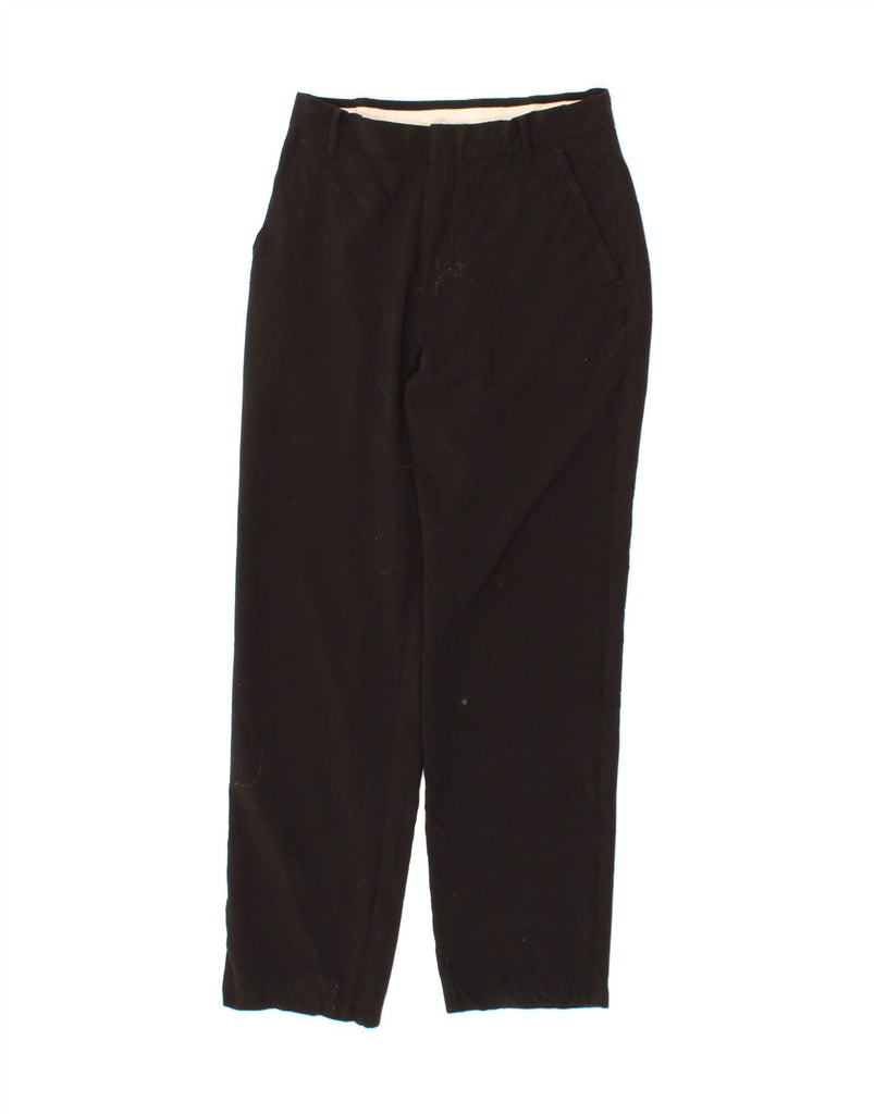 CHAPS Boys Straight Chino Trousers 13-14 Years W26 L28 Black Polyester Vintage Chaps and Second-Hand Chaps from Messina Hembry 