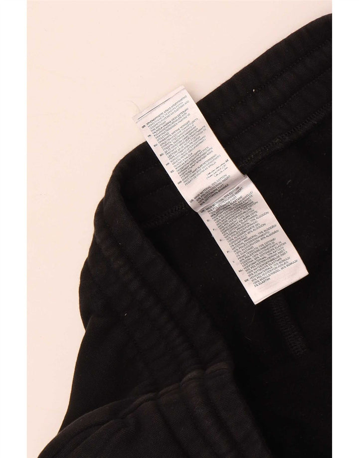 Reebok Mens Tracksuit Trousers Joggers Medium Black Cotton