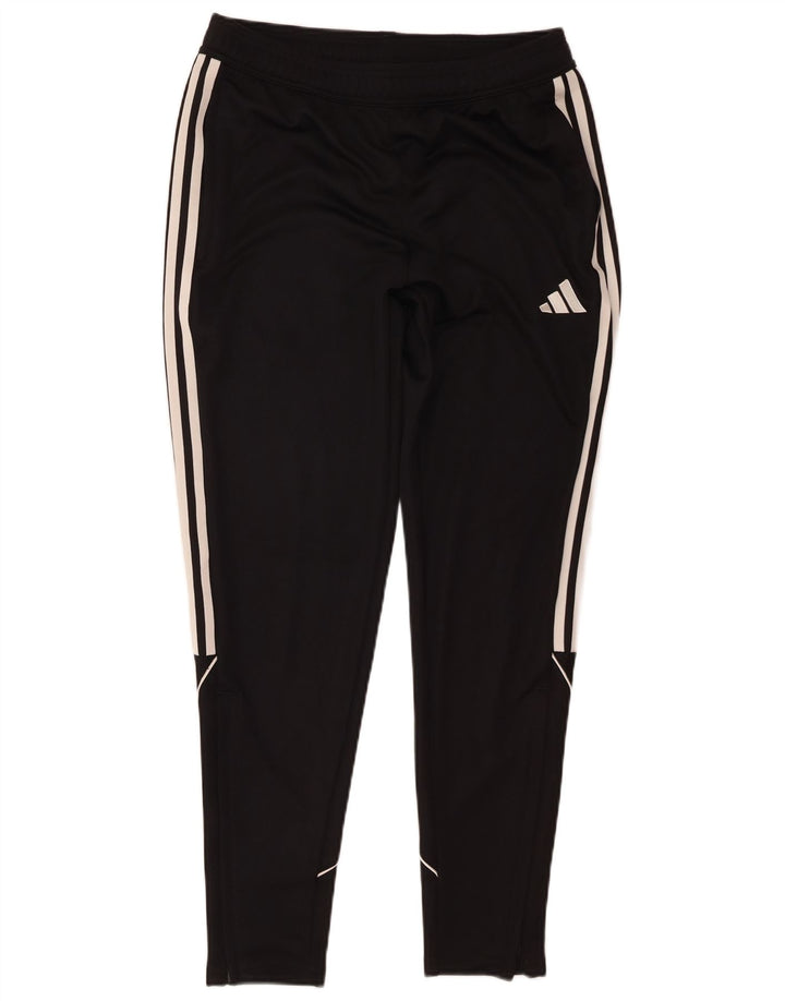 Adidas Mens Regular Fit Tracksuit Trousers Medium  Black Polyester