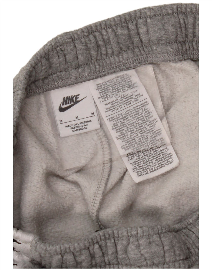 NIKE Womens Graphic Full Tracksuit UK 14 Medium  Grey Colourblock Cotton