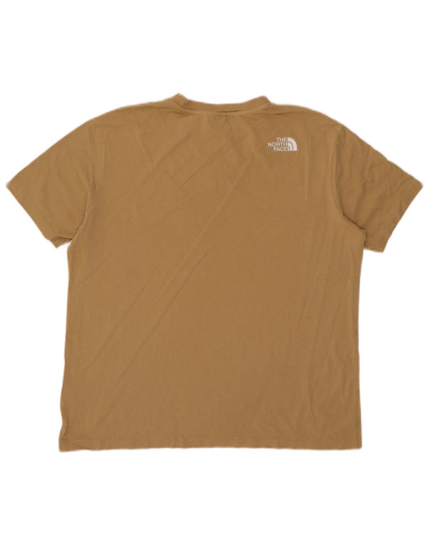 The North Face Womens Loose Fit Graphic T-Shirt Top UK 14 Medium Khaki