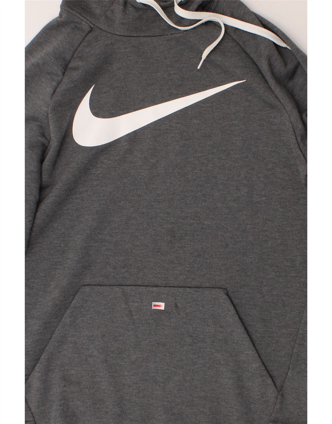 NIKE Mens Dri Fit Graphic Hoodie Jumper Medium Grey Polyester Vintage Nike and Second-Hand Nike from Messina Hembry 