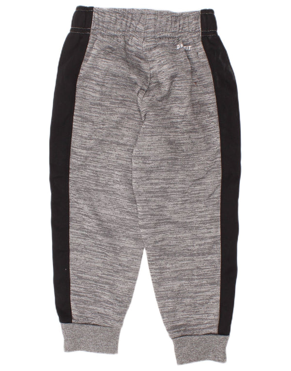 Nike Boys Dri Fit Tracksuit Trousers Joggers 2-3 Years Grey Colourblock