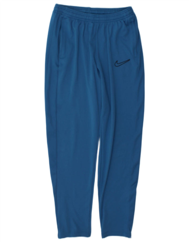 Nike Boys Dri Fit Full Tracksuit 12-13 Years Large Blue Colourblock