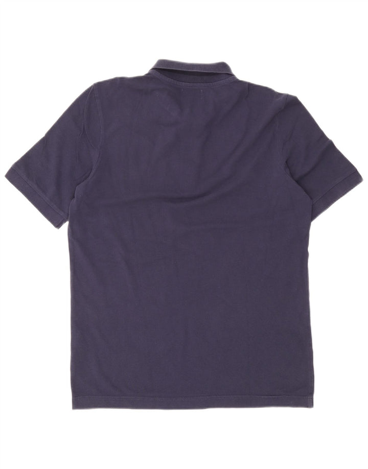 Kappa Mens Polo Shirt Medium Navy Blue Cotton