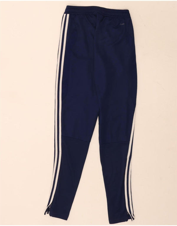 Adidas Mens Aeroready Tracksuit Trousers XS Navy Blue Polyester