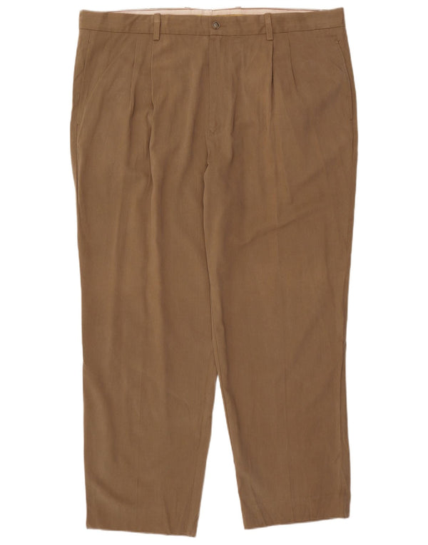 TOMMY BAHAMA Mens Pegged Chino Trousers W42 L30 Beige Silk