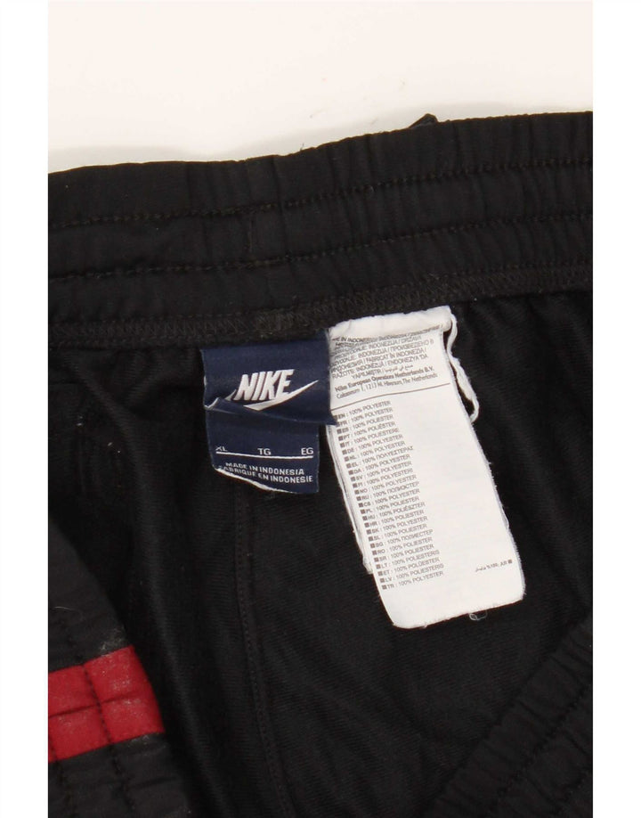Nike Mens Tracksuit Trousers XL Black Colourblock Polyester