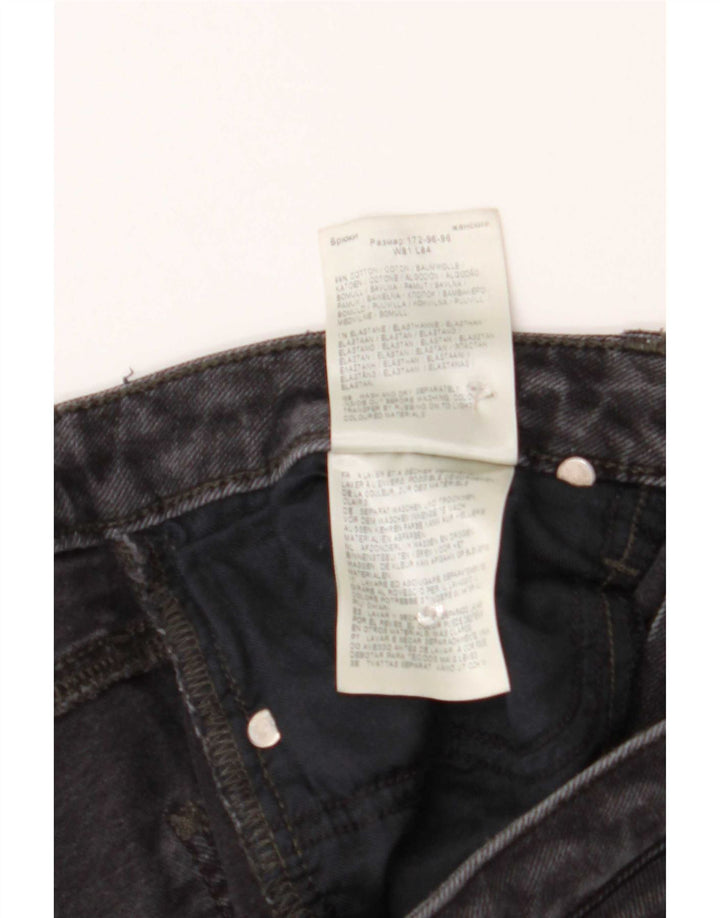 Lee Womens Carol Straight Jeans W32 L26 Grey Cotton
