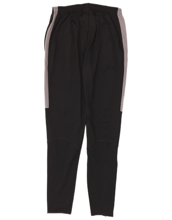 Nike Mens Dri Fit Tracksuit Trousers Small  Black Colourblock Polyester