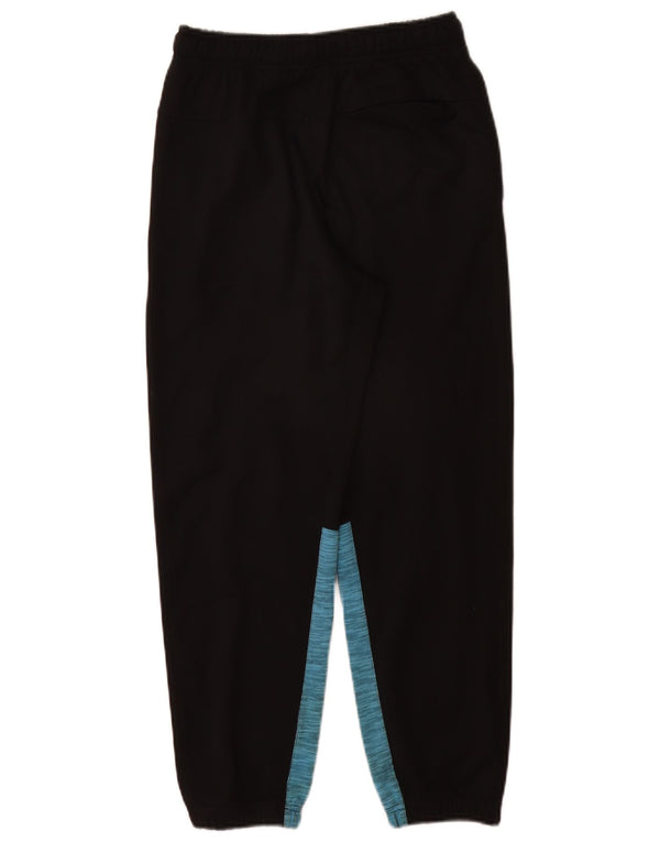 Nike Boys Tracksuit Trousers Joggers 12-13 Years Large Black Colourblock