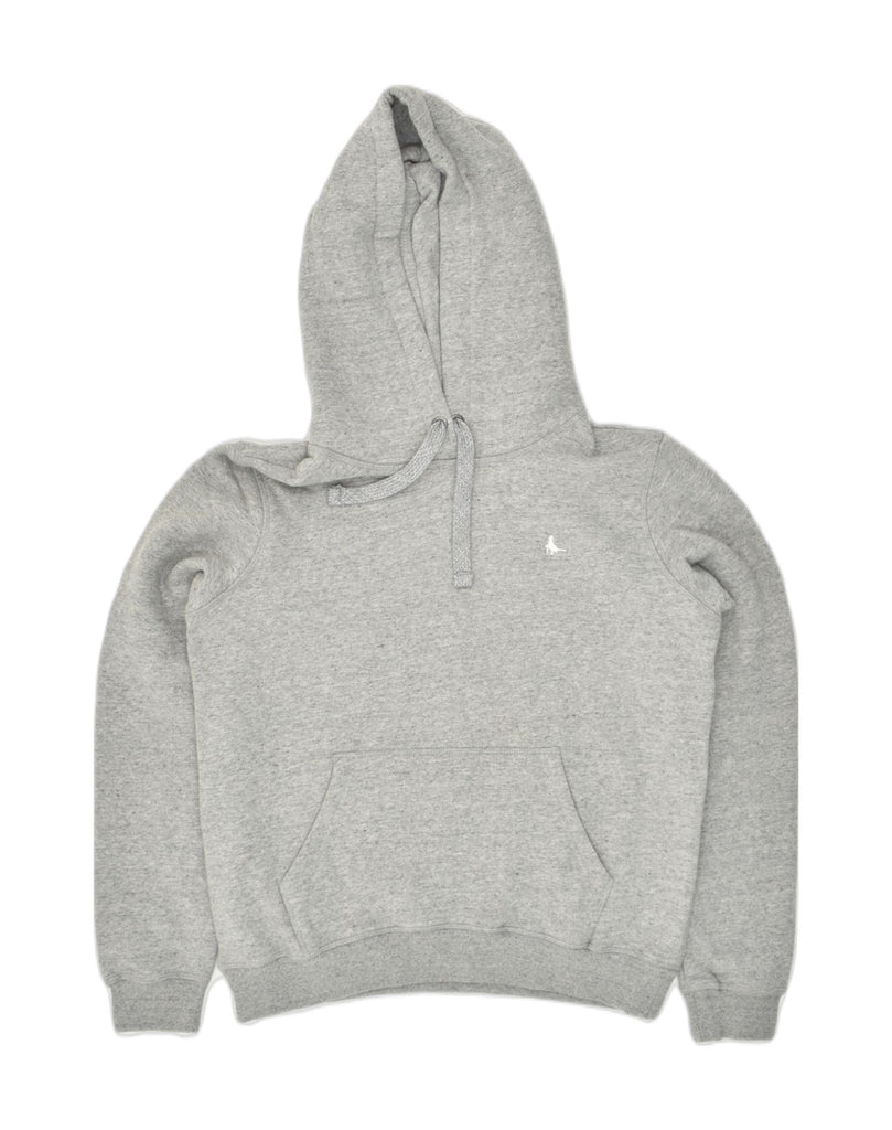 JACK WILLS Womens Hoodie Jumper UK 10 Small Grey Cotton | Vintage Jack Wills | Thrift | Second-Hand Jack Wills | Used Clothing | Messina Hembry 