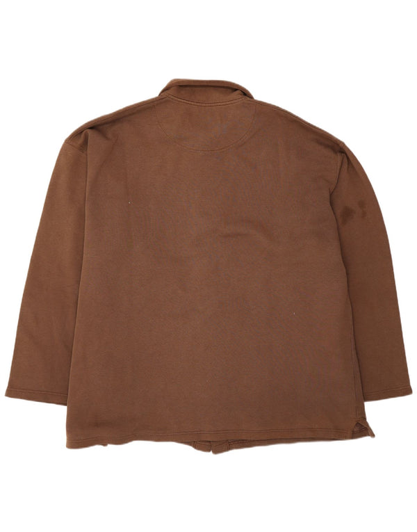 Champion Mens Oversized Shirt 2XL Brown Cotton