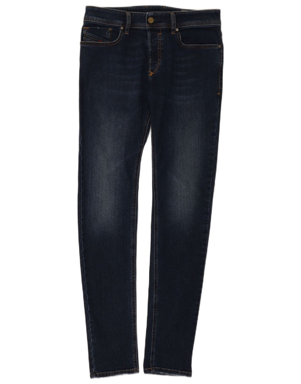 Diesel Womens Sleenker Slim Skinny Jeans W29 L32 Navy Blue Cotton