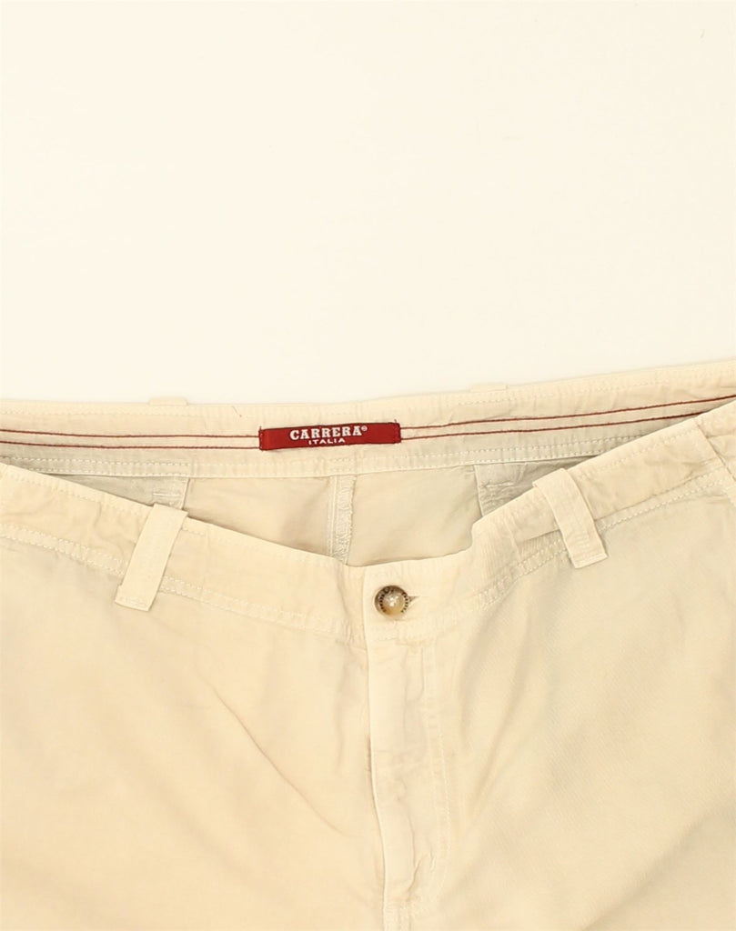 CARRERA Mens Chino Shorts W38 XL Beige Cotton | Vintage Carrera | Thrift | Second-Hand Carrera | Used Clothing | Messina Hembry 