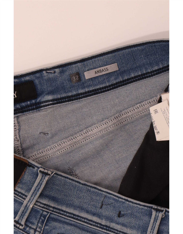 Replay Womens Anbass Slim Jeans W32 L32 Blue Polyester