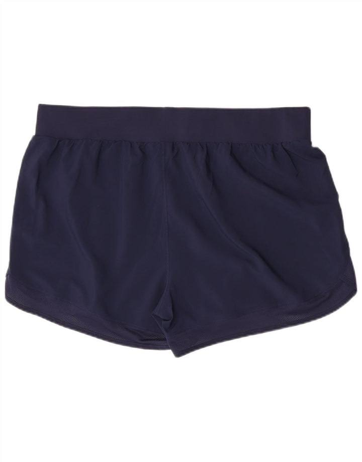 Under Armour Womens Sport Shorts UK 20 2XL  Navy Blue Polyester