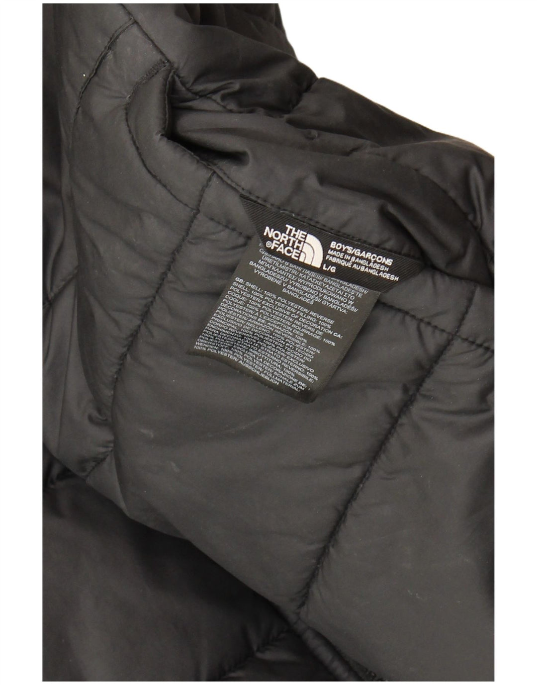 The North Face Boys Hooded Reversible Padded Jacket 11-12 Years Grey