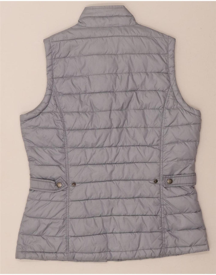 BARBOUR Womens Padded Gilet UK 14 Large Blue Vintage Barbour and Second-Hand Barbour from Messina Hembry 