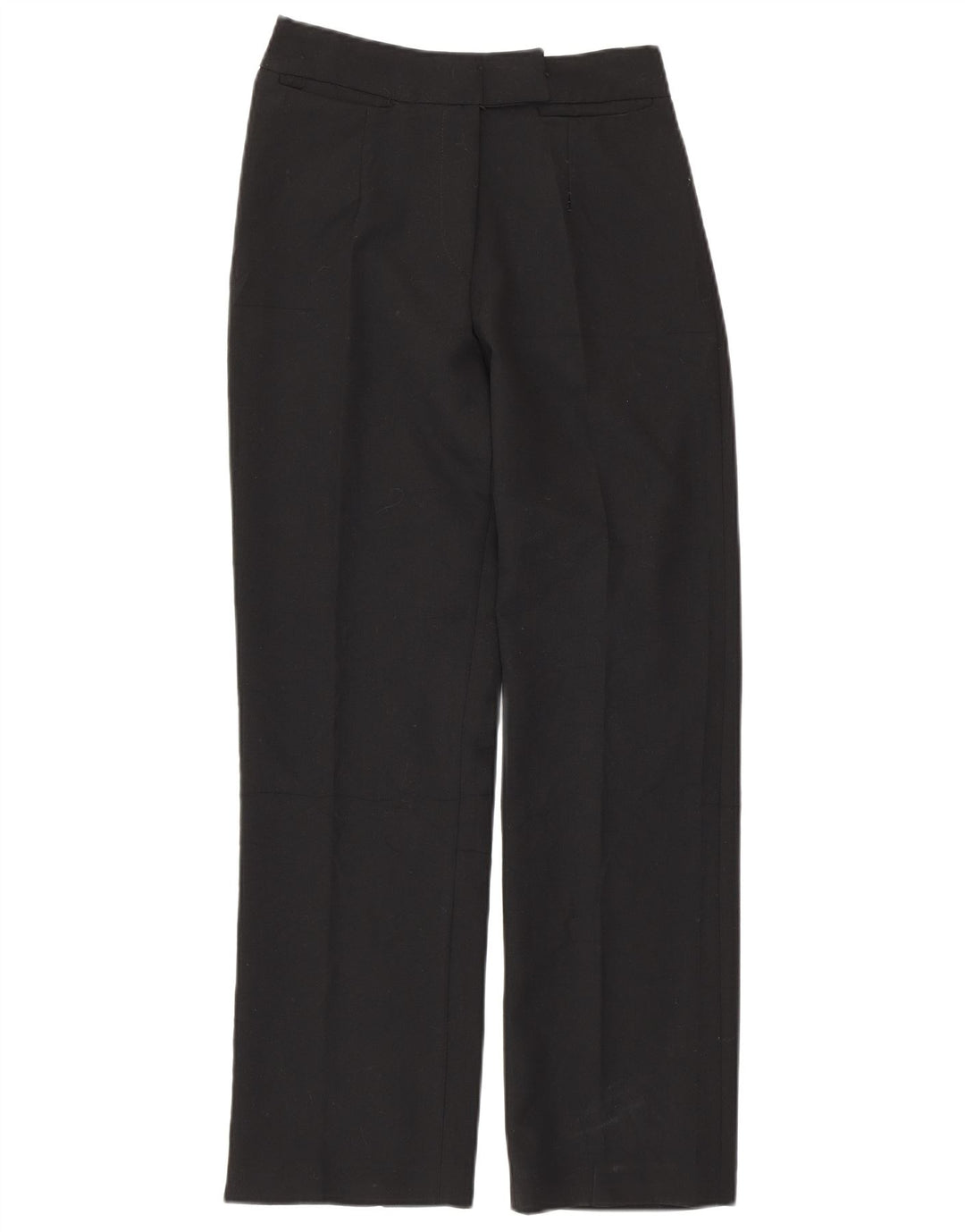 SPORTSTAFF Womens Straight Suit Trousers W26 L28  Black Polyester
