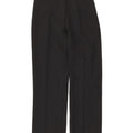 SPORTSTAFF Womens Straight Suit Trousers W26 L28  Black Polyester