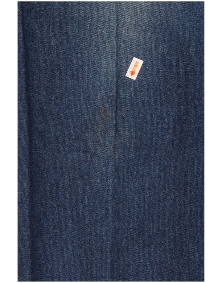 Mash Mens Straight Jeans W32 L32 Navy Blue Cotton