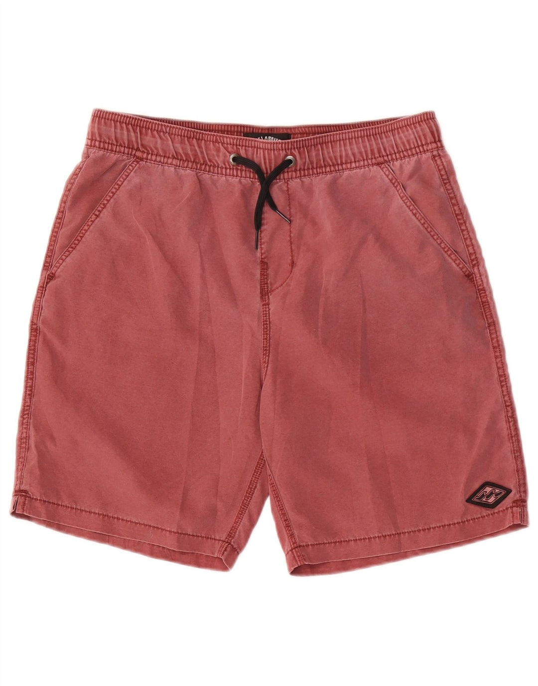Billabong Boys Swimming Shorts 13-14 Years Maroon Polyester