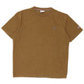 Champion Mens T-Shirt Top Medium Khaki Cotton