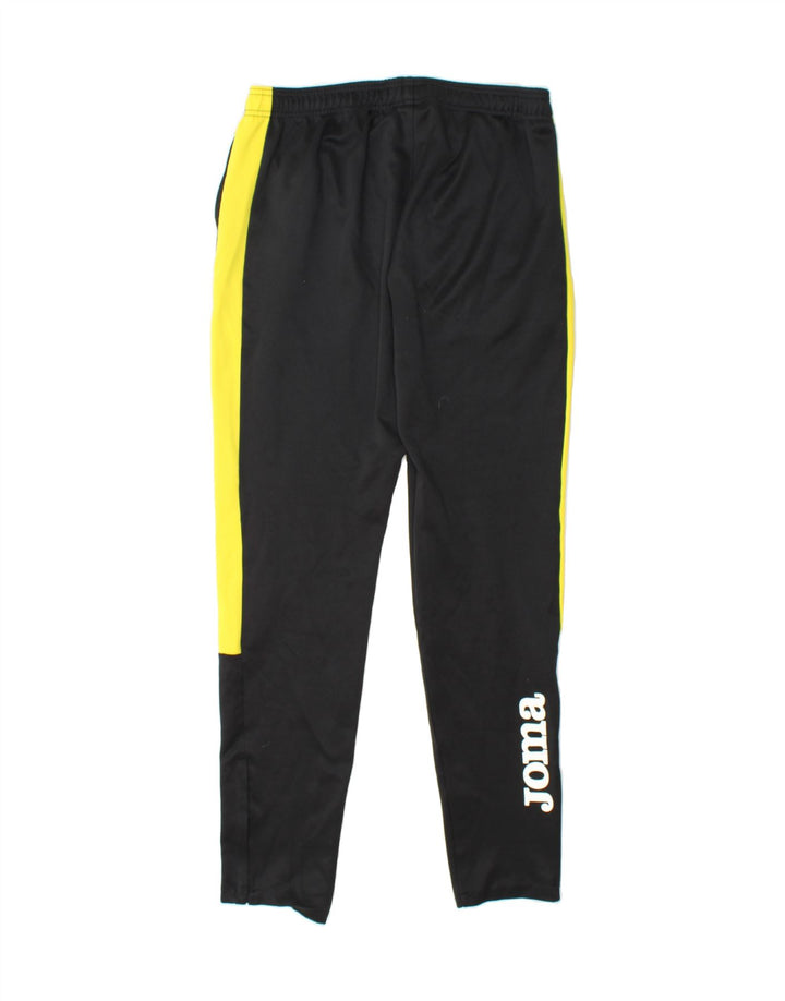 JOMA Mens Graphic Tracksuit Trousers Large  Black Colourblock Polyester Vintage Joma and Second-Hand Joma from Messina Hembry 