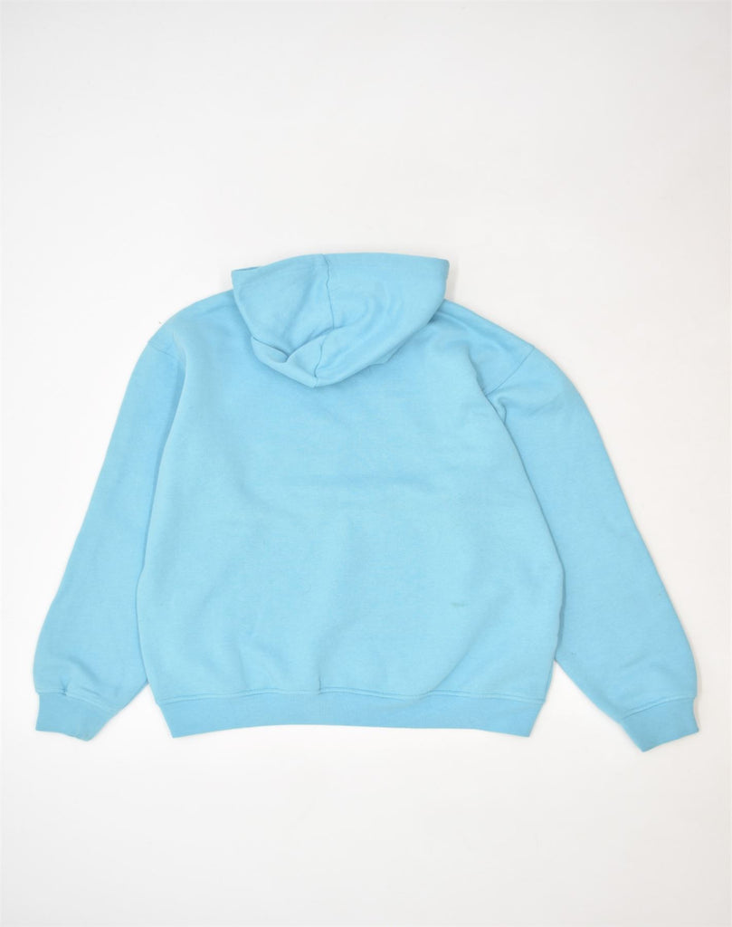 LOTTO Womens Hoodie Jumper UK 18 XL Turquoise Cotton | Vintage | Thrift | Second-Hand | Used Clothing | Messina Hembry 