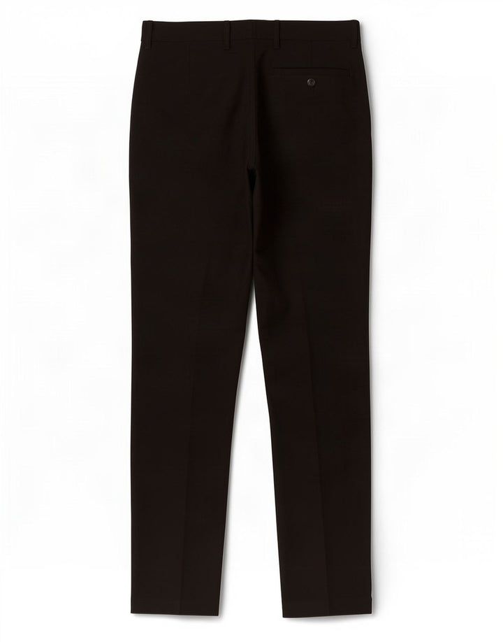 Marks & Spencer Womens Slim Chino Trousers W32 L35 Black Polyester