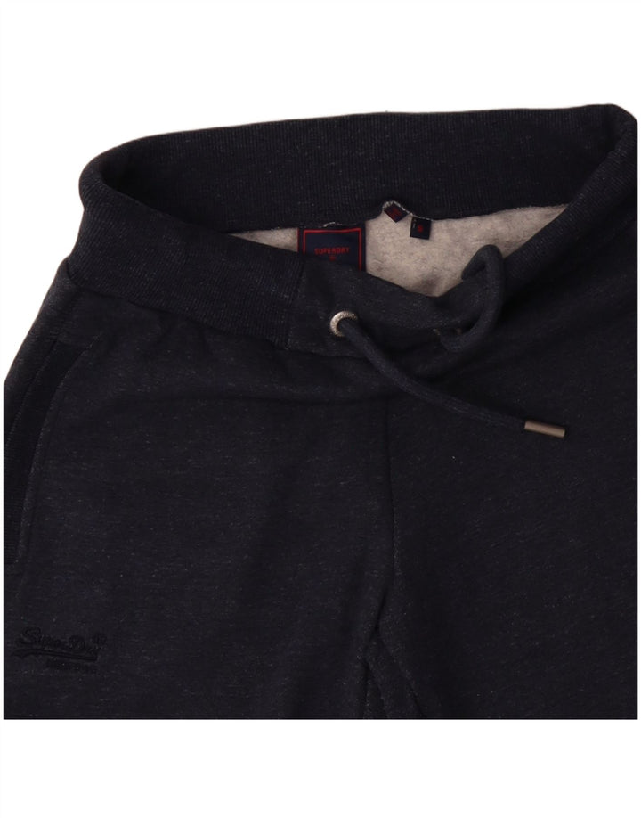 Superdry Mens Tracksuit Trousers Joggers Small Navy Blue Cotton