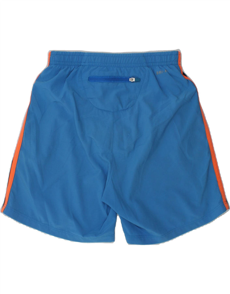 NIKE Boys Dri Fit Sport Shorts 6-7 Years XS  Blue Colourblock | Vintage Nike | Thrift | Second-Hand Nike | Used Clothing | Messina Hembry 