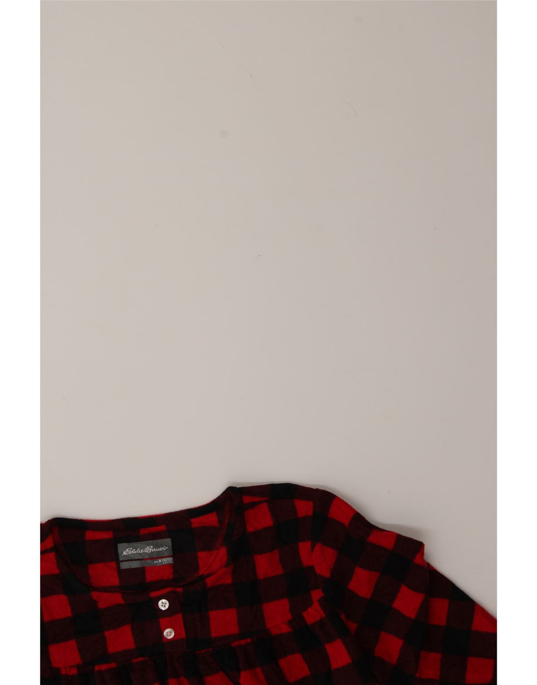 EDDIE BAUER Girls Long Sleeve Sheath Dress 10-11 Years Medium Red Check Vintage Eddie Bauer and Second-Hand Eddie Bauer from Messina Hembry 