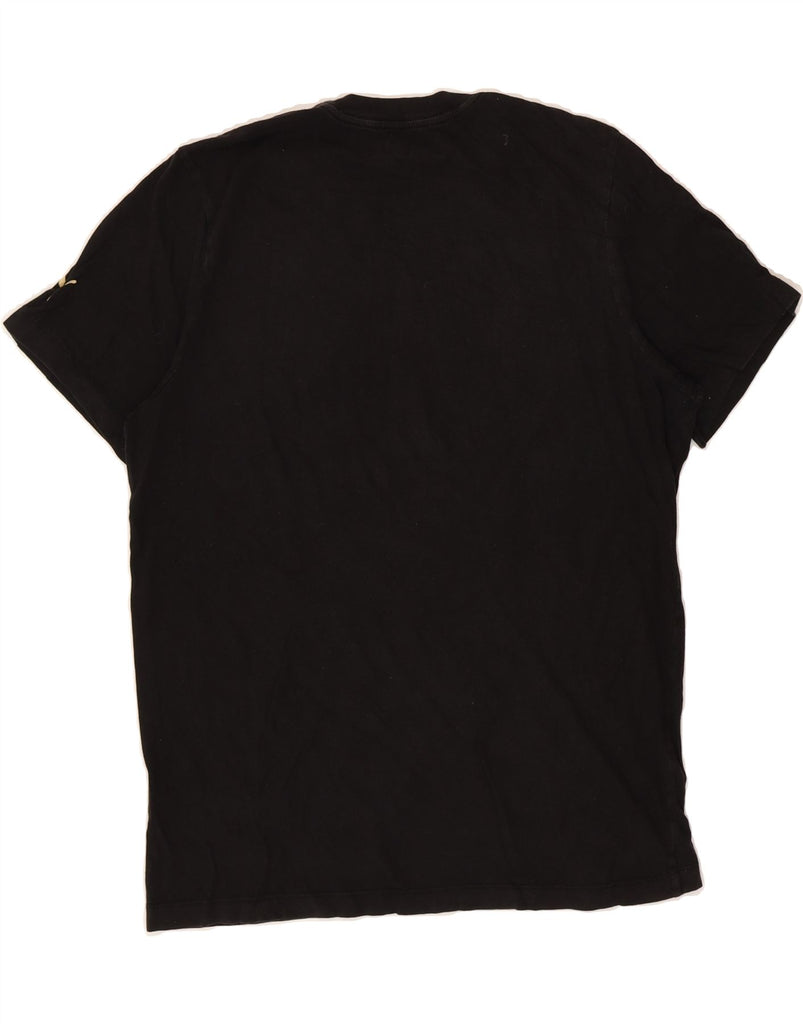 PUMA Mens Graphic T-Shirt Top Large Black Vintage Puma and Second-Hand Puma from Messina Hembry 