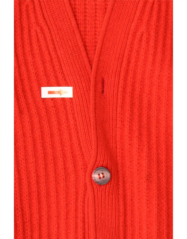 Gentry Portofino Mens Cardigan Sweater Medium Red