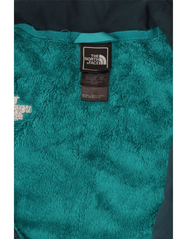 The North Face Womens Fleece Jacket UK 18 XL Turquoise Polyester