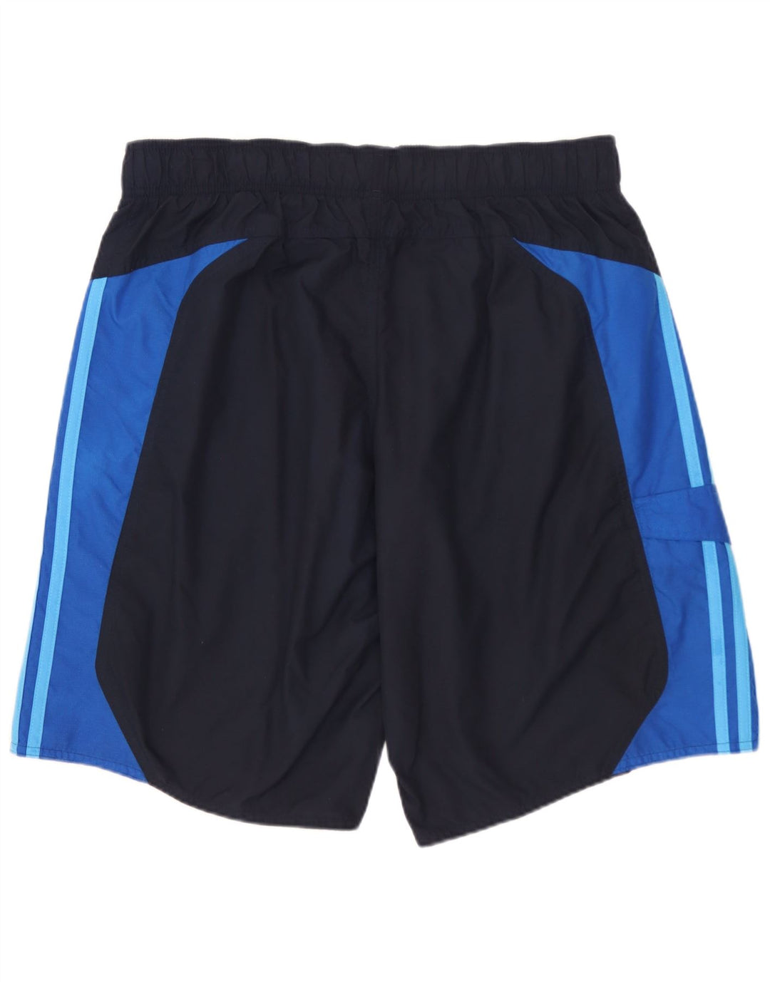 Adidas Mens Cargo Swimming Shorts Medium Navy Blue Colourblock Nylon