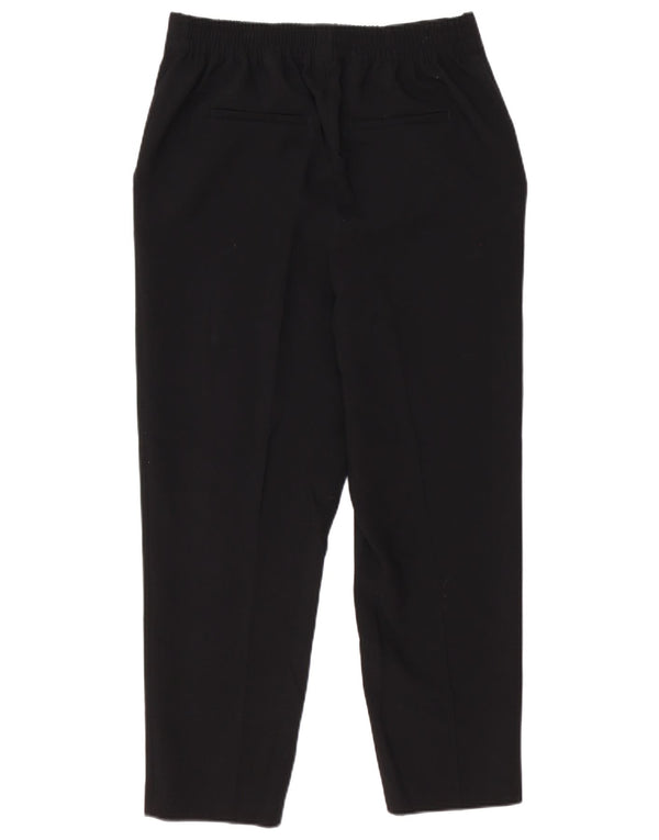 Zara Womens Tapered Chino Trousers Large W32 L25 Black