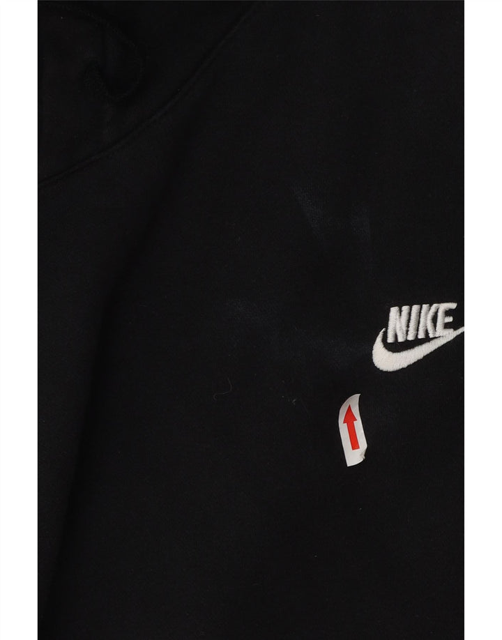 Nike Mens Hoodie Jumper 3XL Black Cotton