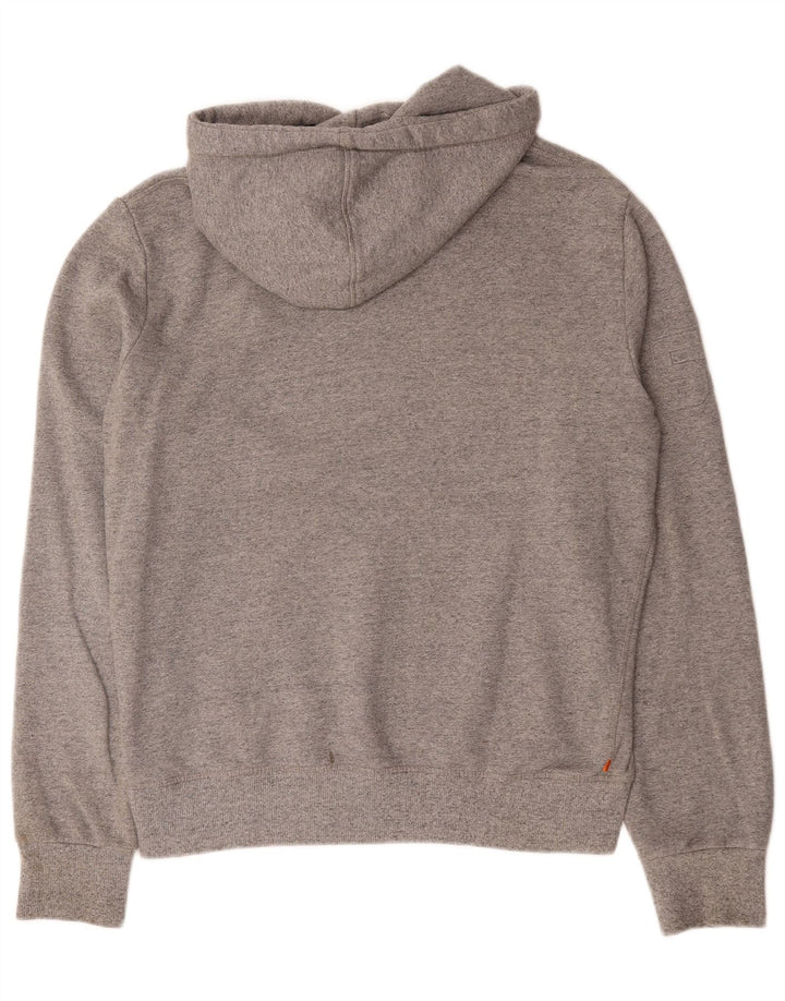 Superdry Mens Graphic Hoodie Jumper Large Grey Cotton