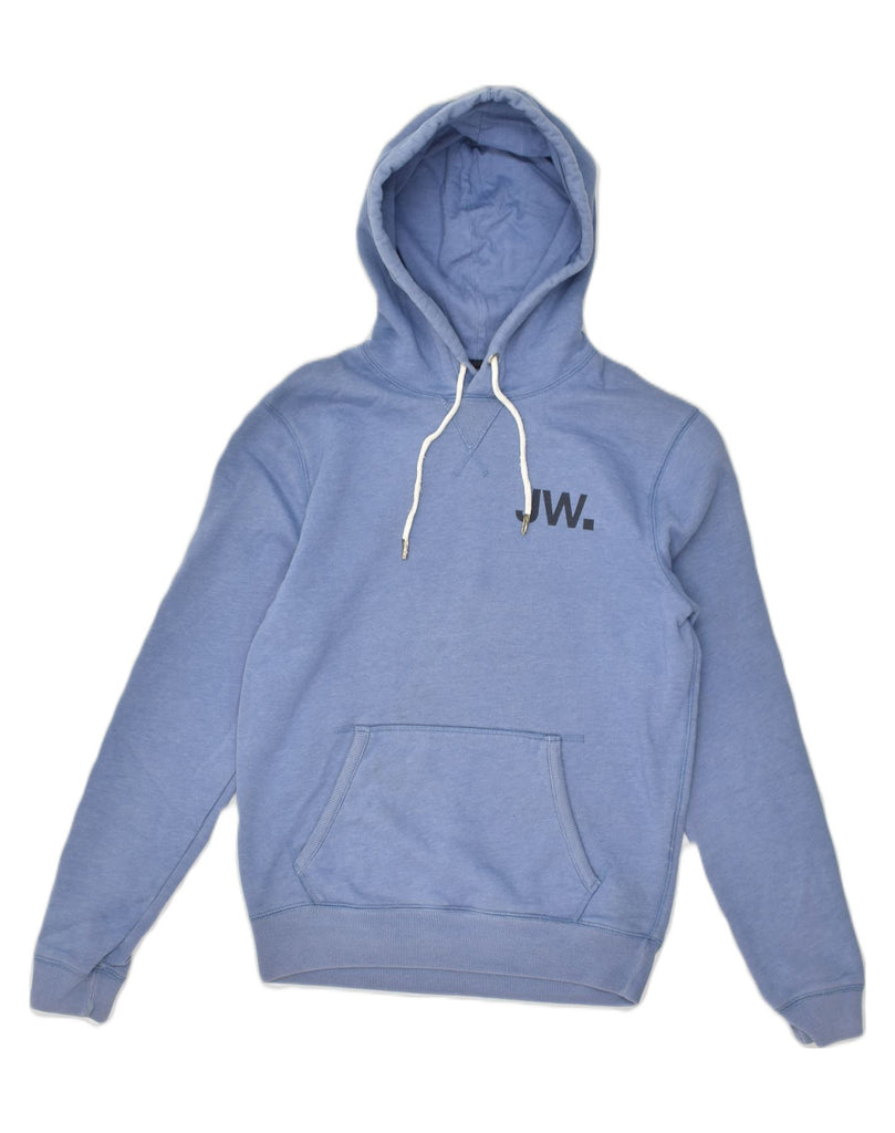 JACK WILLS Mens Graphic Hoodie Jumper XS Blue Cotton | Vintage Jack Wills | Thrift | Second-Hand Jack Wills | Used Clothing | Messina Hembry 