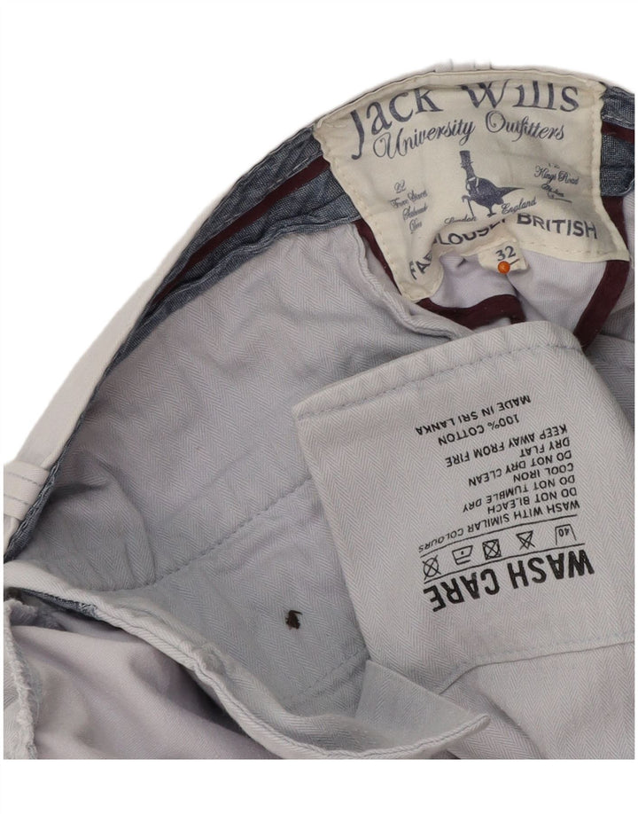 JACK WILLS Mens Chino Shorts W32 Medium  Blue Cotton