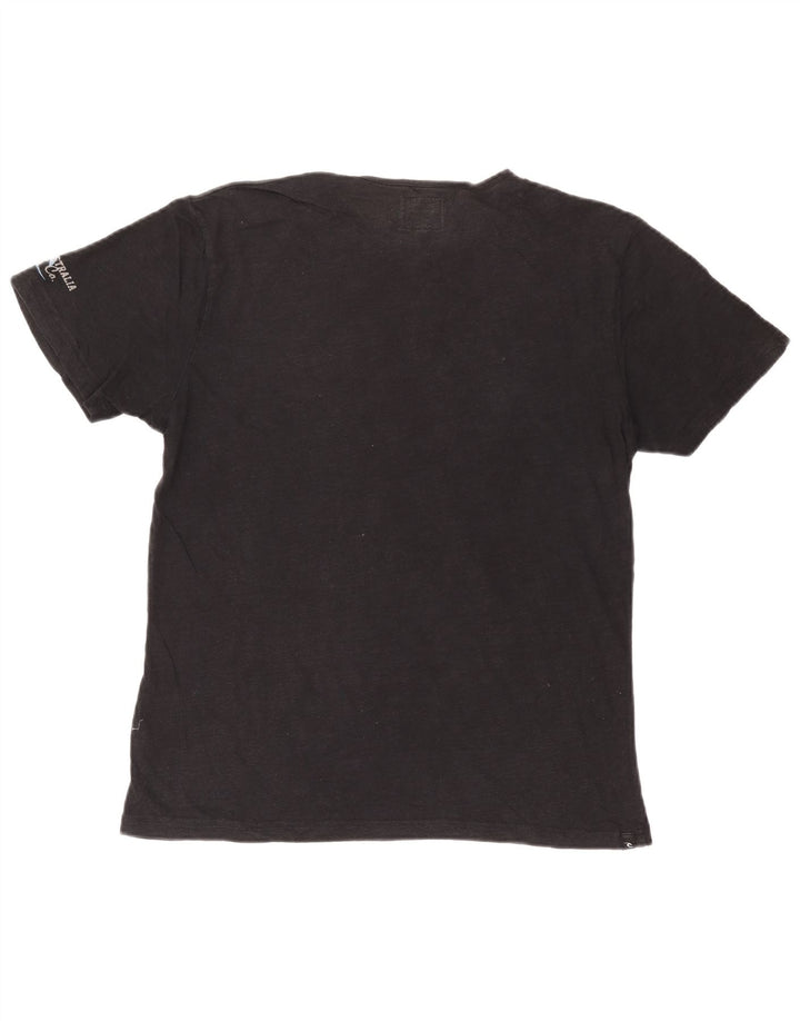 RIP CURL Mens Graphic T-Shirt Top Small Black