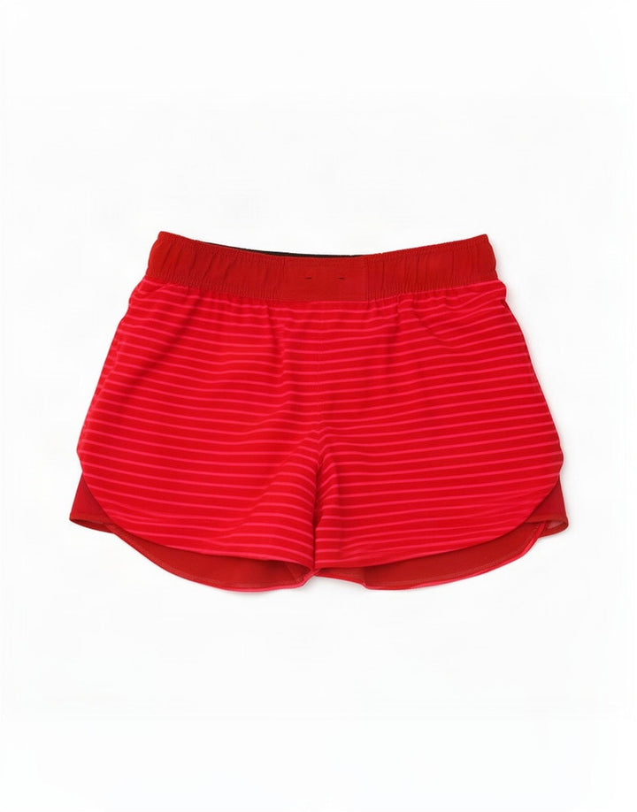 Lululemon Womens Sport Shorts US 6 Medium Pink Striped