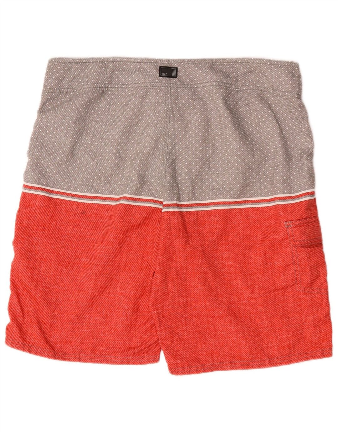 O'Neill Mens Swimming Shorts Large Red Colourblock